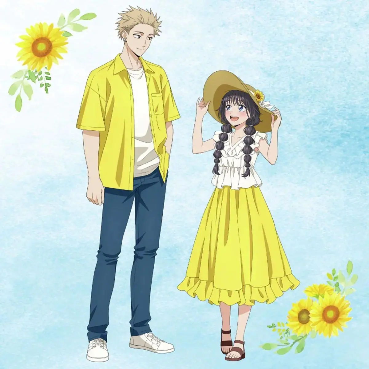 Anime Peripherals Rintaro Tsumugi Figure Combo Standee Kaoruko Waguri Figurine Acrylic Stand Decoration Collection Toys Gifts