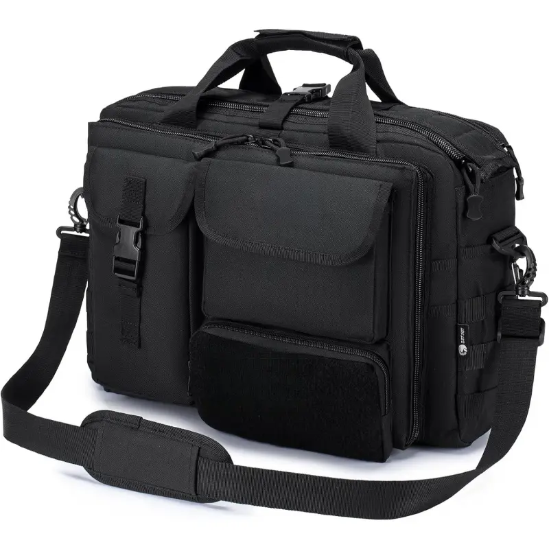 Tactical messenger bag, men's tactical briefcase, military laptop bag, 14inch / 15.6inch / 17.3inch messenger work bag