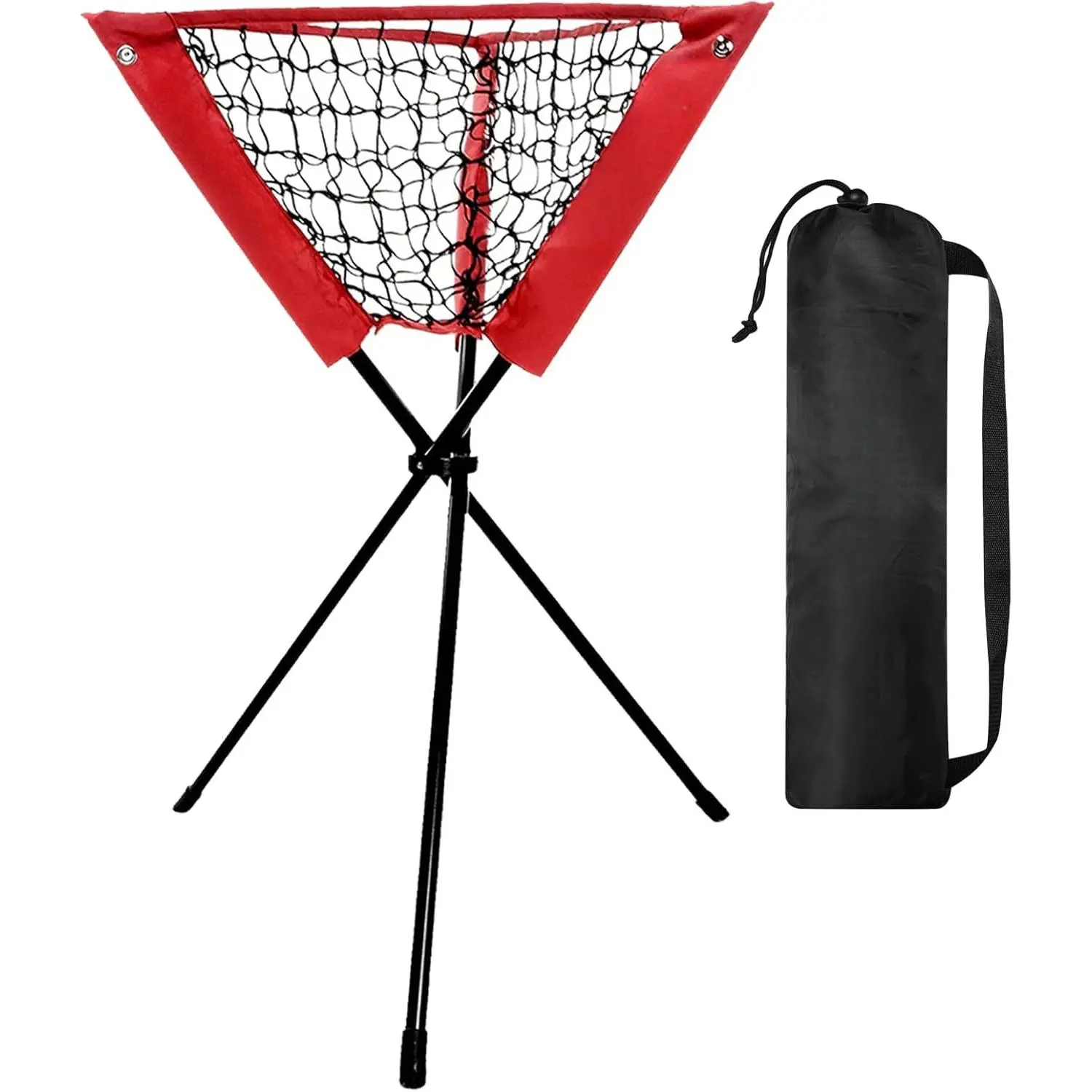 Ball  - Portable and Foldable Baseball Softball Basket for Batting Pitching Practice