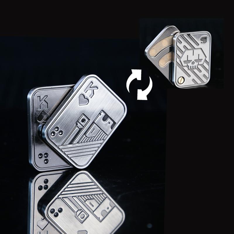 Magnetic Metal Fidget Toys for Adults & Teens, Stress Relief Fidgeting, Manual Rotation Stress Relief Toy, Office Decompression Tabletop Toy（Magnet style） #GLOBAL PICKS