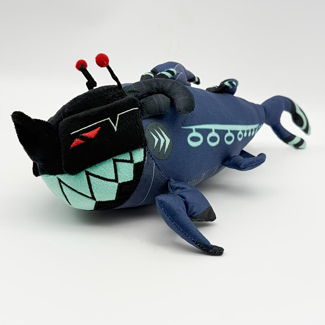 Hazbin Hotel Hotel Plush Shark | Precise Expression Stuffed Animal Plush Doll, Soft Cartoon Room Decoration, Polyester, and, Ideal for Game Anime Fans