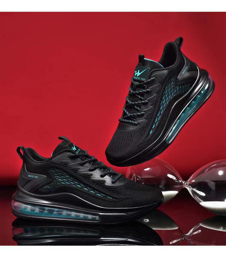 2026 Flyknit Running Shoes for Men, New Spring Model, Shock-Absorbing Air Cushion Sports Shoes, Casual Shoes for Men, Versatile