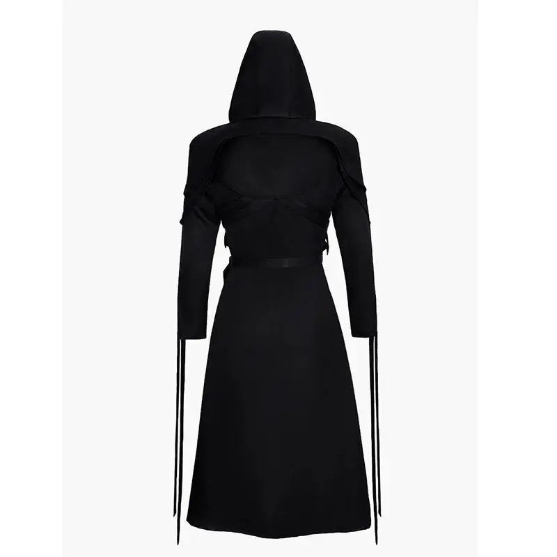 Game Dead By Daylight Scream Ghost Face Cosplay Costume Adult Unisex Cloak Horror Butcher Uniform Halloween Clothes Outfit