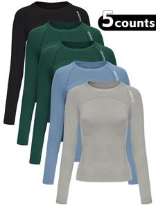 women's long sleeve baselayer top, breathable comfortable ski baselayer top, ladies sportswear for indoor outdoor wear