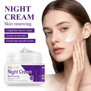 50g Moisturizing Night Cream, Rich Milk Texture, Long-Lasting Hydration, Ideal for Evening Use at Home, Simple Packaging