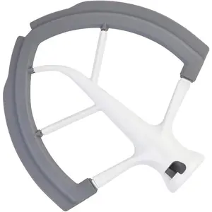 Flex Edge Beater for KitchenAid Bowl-Lift Stand Mixer - 6 Quart Flat Beater Paddle with Flexible Silicone Edges
