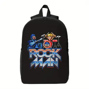 Rock Backpack - Large Capacity, High Quality, with Cool Patterns, Suitable for Travel, Hiking, Photography - Secure Zipper - Ideal Choice, Punk Style