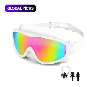 Swimming Goggles with Anti-Fog and UV Protection, Waterproof Swim Glasses for Men and Women, Ideal for Pool and Beach Vacations, Outdoor Swimming Goggles