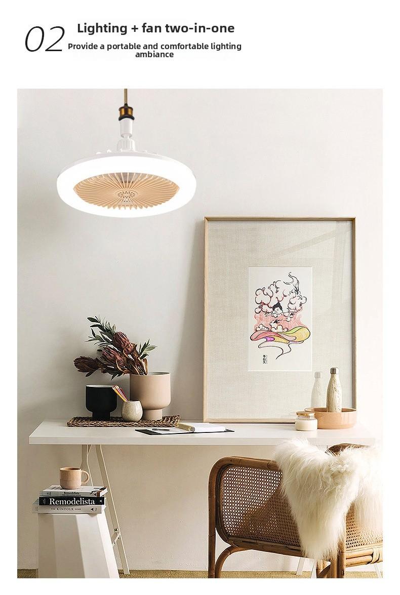 LED Aromatherapy Crystal Fan Light E27 Screw Base Dimmable Plastic Small Integrated Universal Head Fan Lamp for Ceiling LED Aromatherapy Crystal Fan Light E27 Screw Base Dimmable Plastic Small Integrated Universal Head Fan Lamp for Ceiling