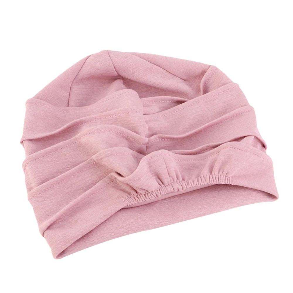 Cotton Slouch Beanie for Women Solid Color Chemo Cap Muslim Hijab Head Wrap Turban