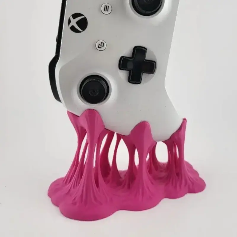 New 2026 Bubblegum Shape Desktop Organizer, 3D Printed Xbox Controller Stand, Game Controller Stand, Controller Holder, Novelty Storage Rack, Unique Design for Gaming Accessories