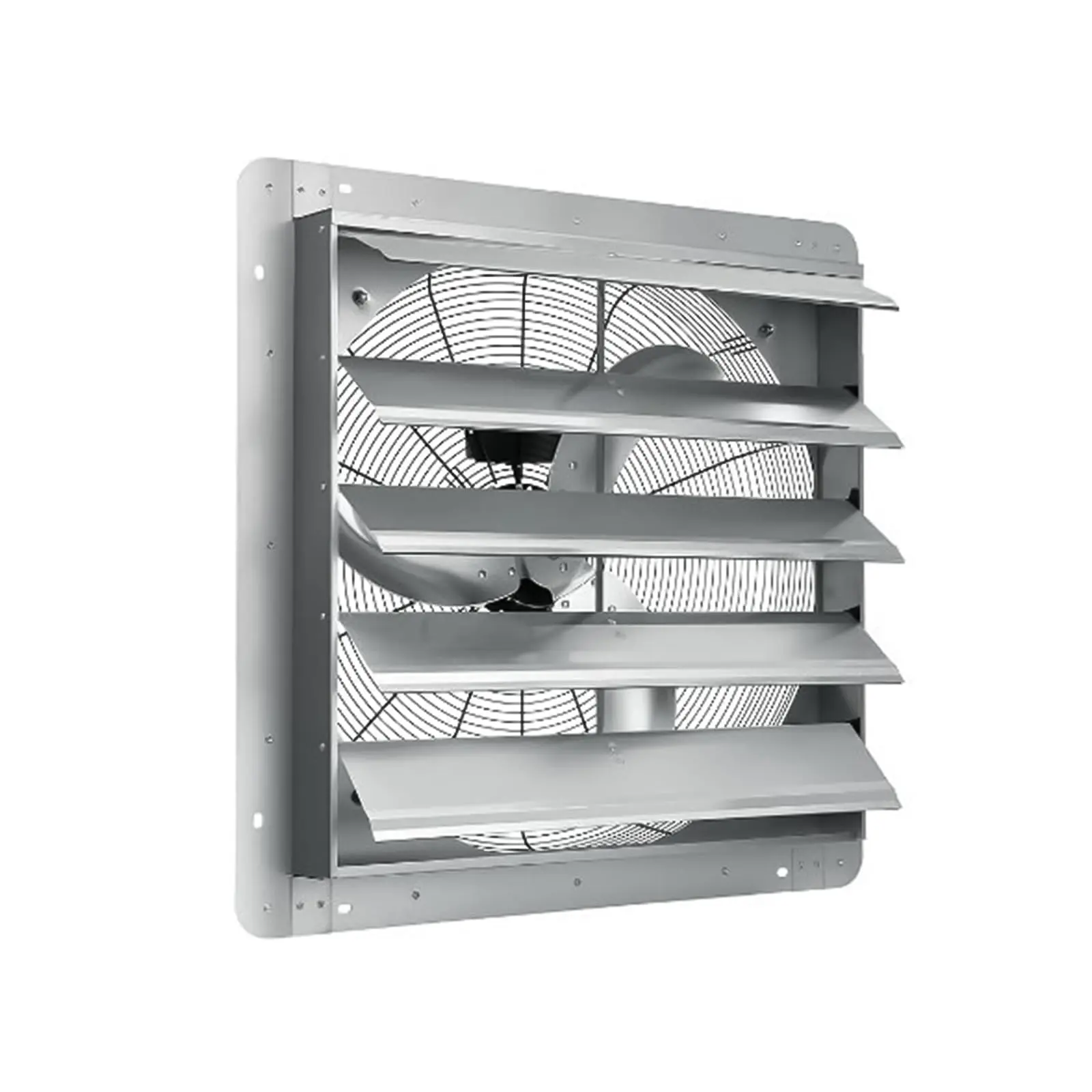 Garvee High-Speed 24 Inch Aluminum Shutter Exhaust Fan – 3500 CFM Wall Mounted Ventilation – Automatic Low-Noise Louvers – Ideal for Garage, Attic, Workshop, Greenhouse, outbuilding, Industrial Use