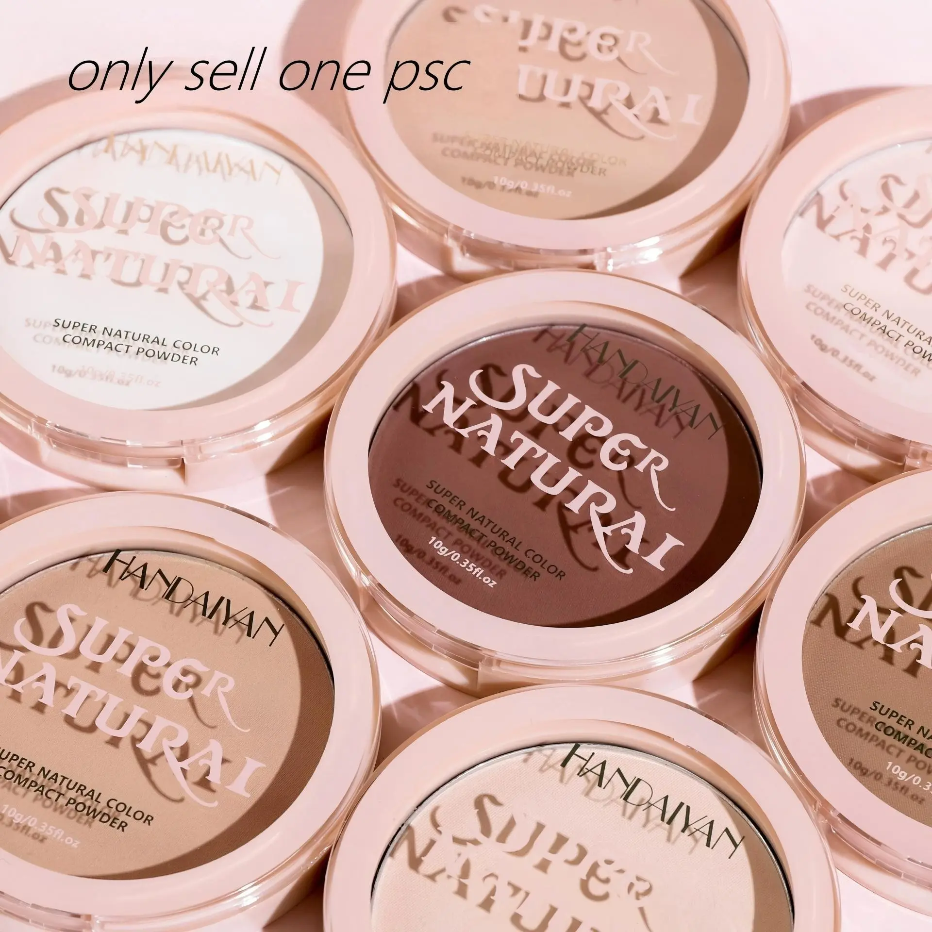 Long Lasting Concealer Powder, 1 Box Waterproof Compact Concealer Powder, Makeup Accessories, Cosmetic Product for Women & Girls
