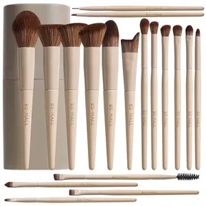 18-Piece Professional Makeup Brush Set, Includes Foundation, Concealer, Blush, Powder, Face Makeup Brushes, Eyeshadow Brushes, Complete Makeup Tools, Makeup Essential for Women, Beauty Brush Set, Makeup Brushes Kit