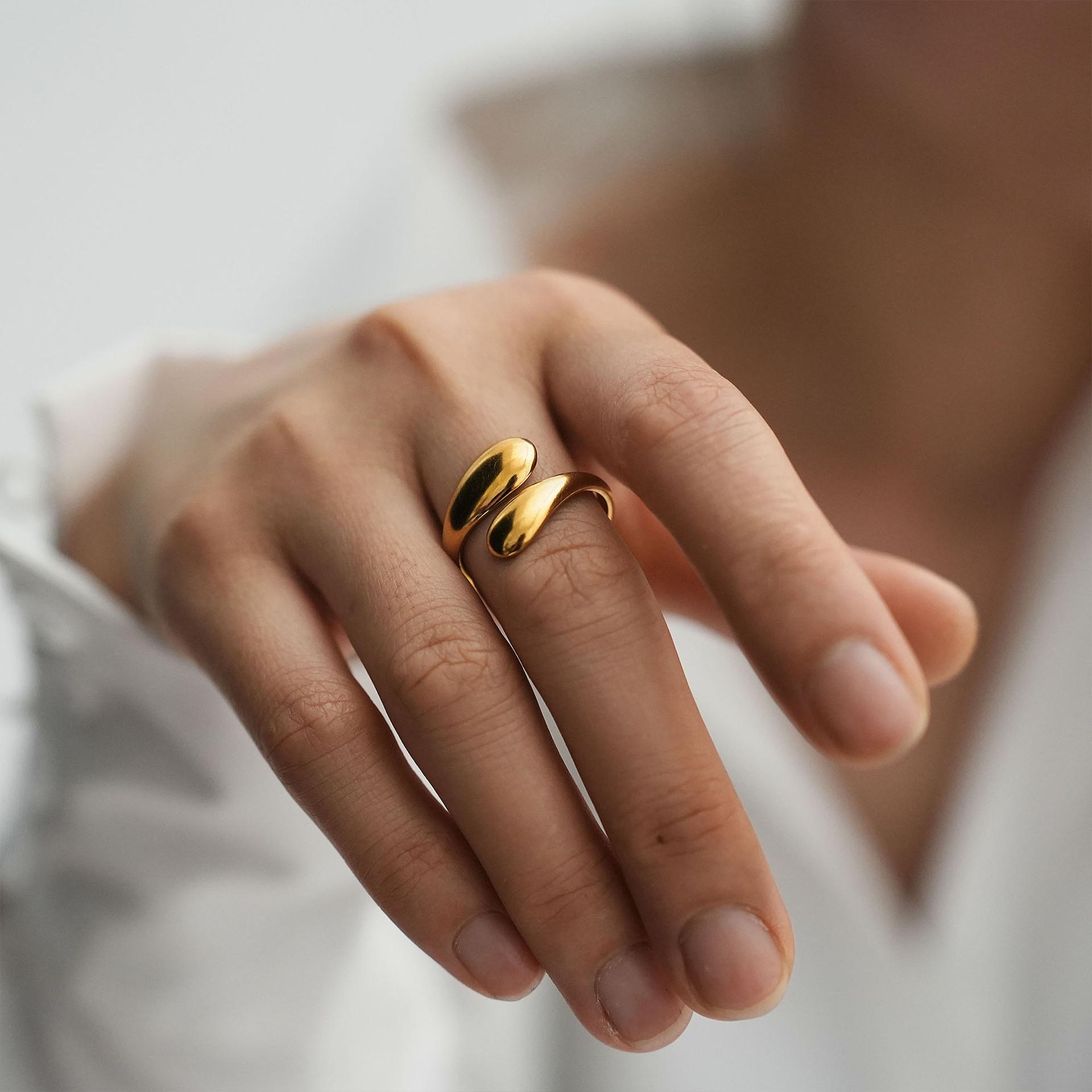 22 Pcs Vintage Gold Adjustable Open Ring Set, Boho Gold Stackable Rings, Hypoallergenic Summer Jewelry for Women