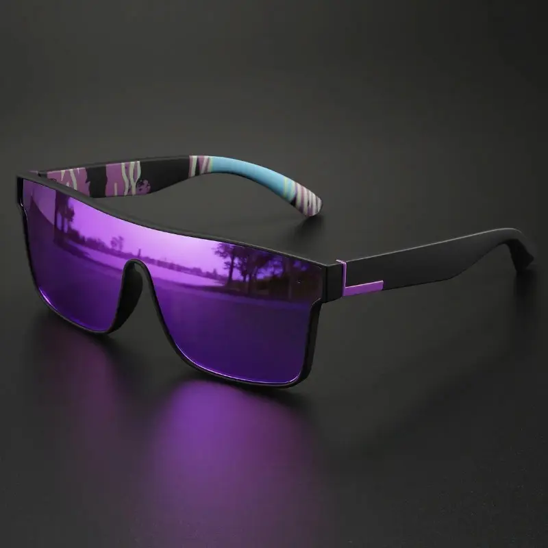 One Piece Sports Sunglasses UV400 Anti Glare Lens Unisex Outdoor Cycling Hiking Street Eyewear