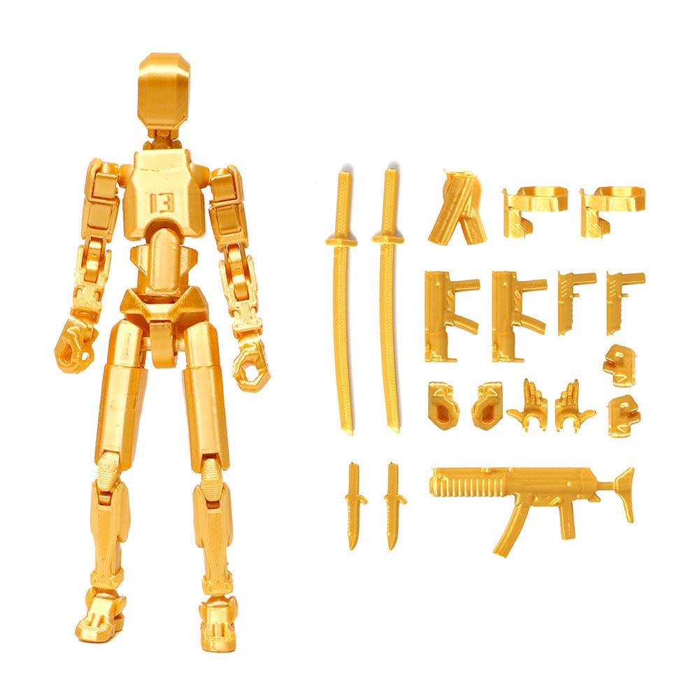 Multi-Jointed Movable Shapeshift Robot Titan 13 Action Figures 3D Printed Mannequin Dummy Toys Kids Adults Children Game