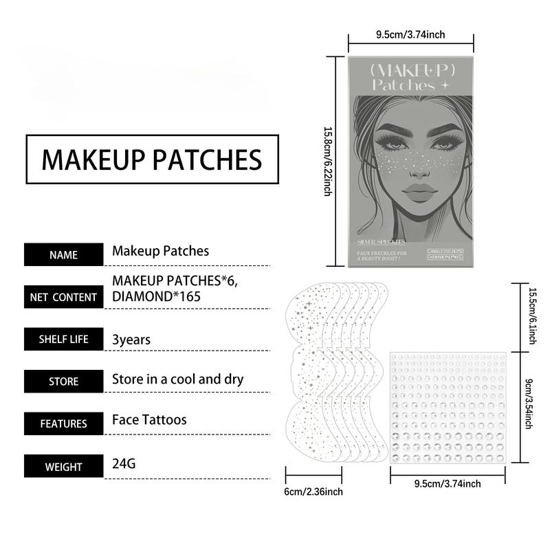 Glitter Spot Tattoo Stickers, Easily Create Natural Freckle Makeup Beauty Stickers