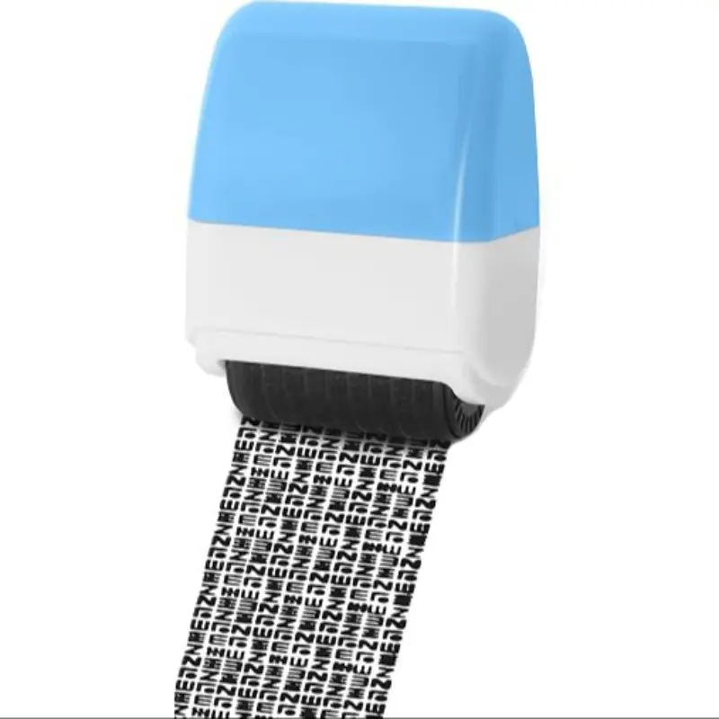 ID Theft Protection Roller Stamp, Mail Address Blackout Tool, Privacy & Security Device, Essential for Personal Data Safety