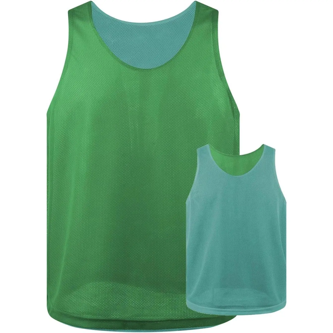 Reversible  Vests Two Sides  Vest Football Jersey, Pinnies for Soccer Team for Adult and Youth