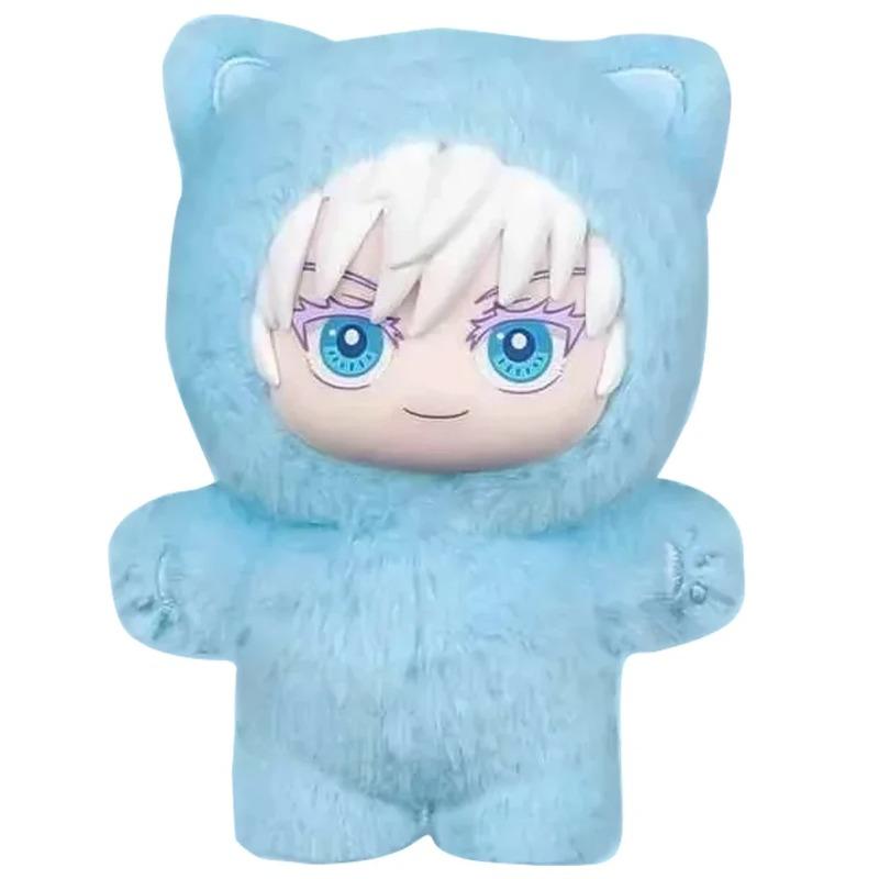 Eaki Genuine Jujutsu Kaisen Season 2 Gojo Satoru Cat Park Party Blind Box Plush Doll Bag Pendant Model Collection Toy for Fans