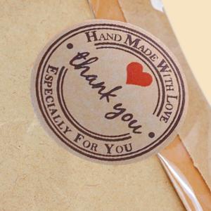 100 Pcs(13.7x8.2x3.5 in) Paper Bread Bags for Homemade Bread, Sourdough Bread Bags with Window, Sourdough Storage Bags for Bread Packaging includes 500 Cute Seal Stickers