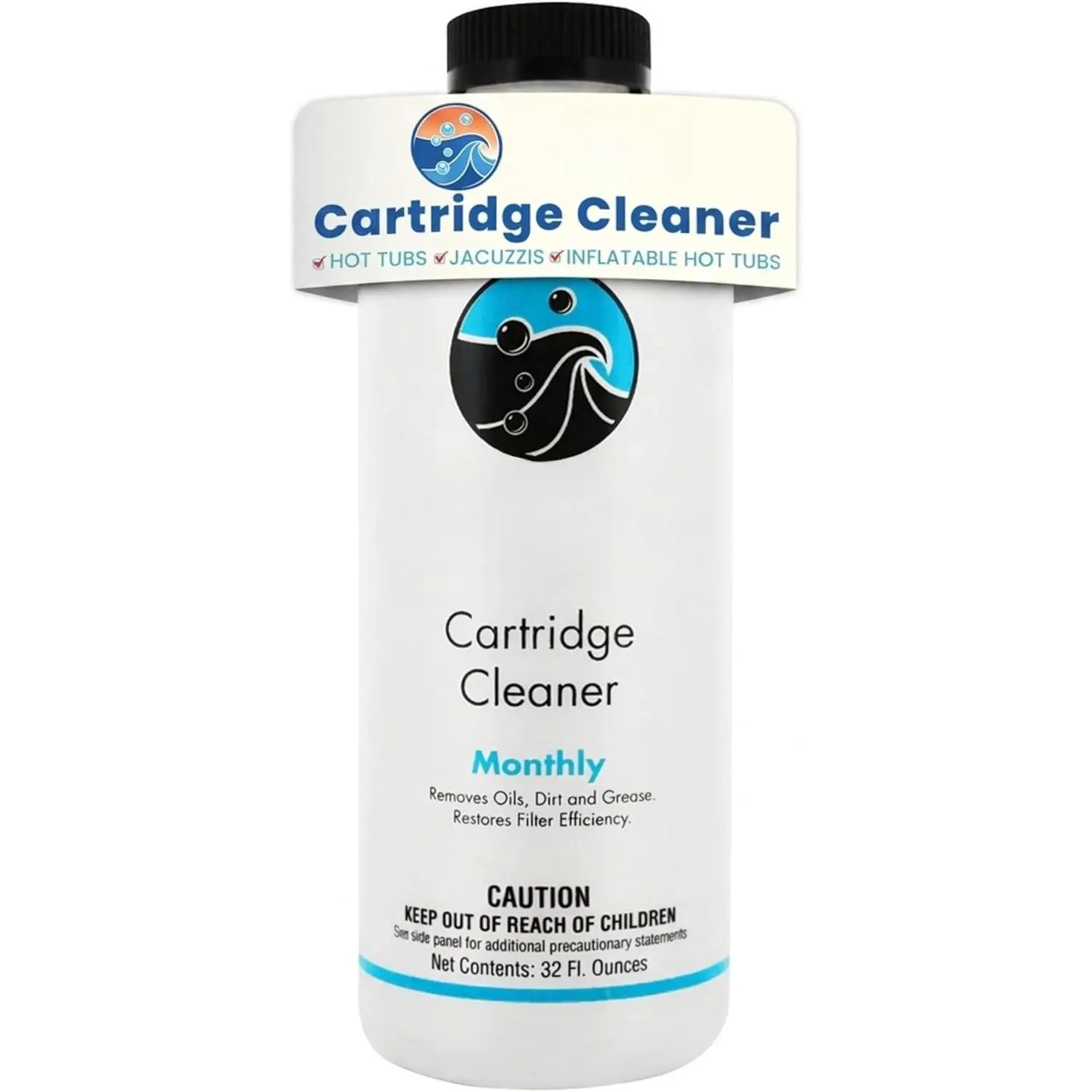Filter  Cleaner 32 Ounce - Designed for Removal of Oils, Dirt,  and Soaps, Deodorize and Protects, Deep Cleaning, Extends Filter Lifespan, Easy to Use Formulation