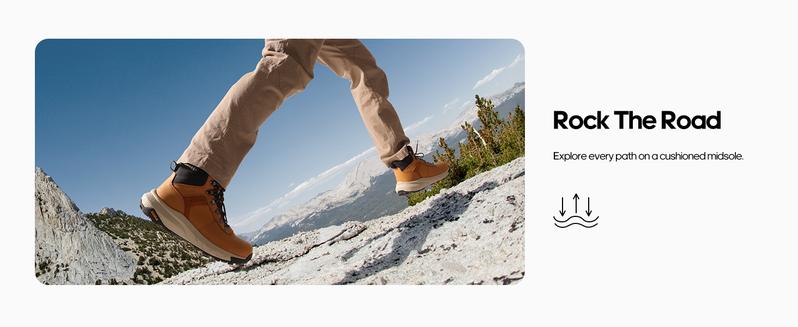 NORTIV 8 [HydroTrek] Men's High-Top Waterproof Lightweight and Breathable Trekking Boots Outdoor Shoes Hiking Sneakers