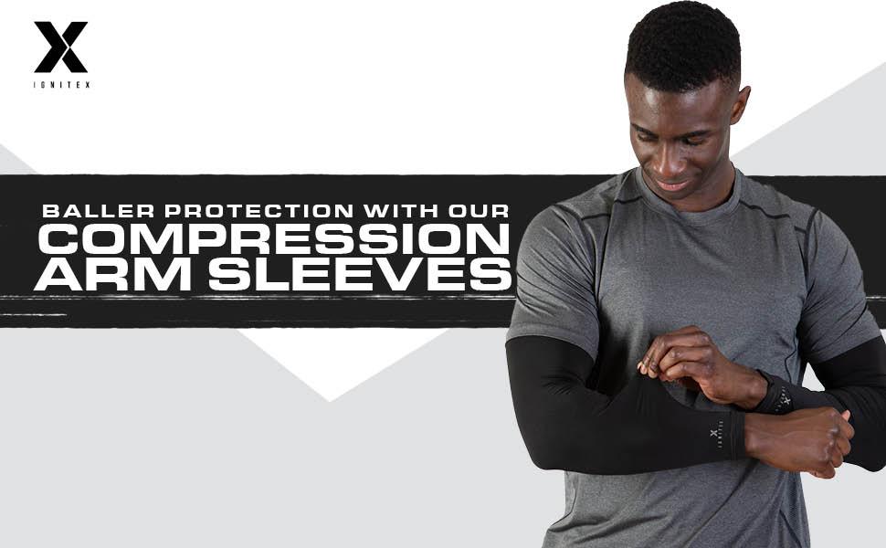 IGNITEX UV Sun Sleeves - Cover Up Men & Women - Compression, Cooling Arm Sleeve - UPF 50 Arm Shield Sun Protection IGNITEX UV Sun Sleeves - Cover Up Men & Women - Compression, Cooling Arm Sleeve - UPF 50 Arm Shield Sun Protection