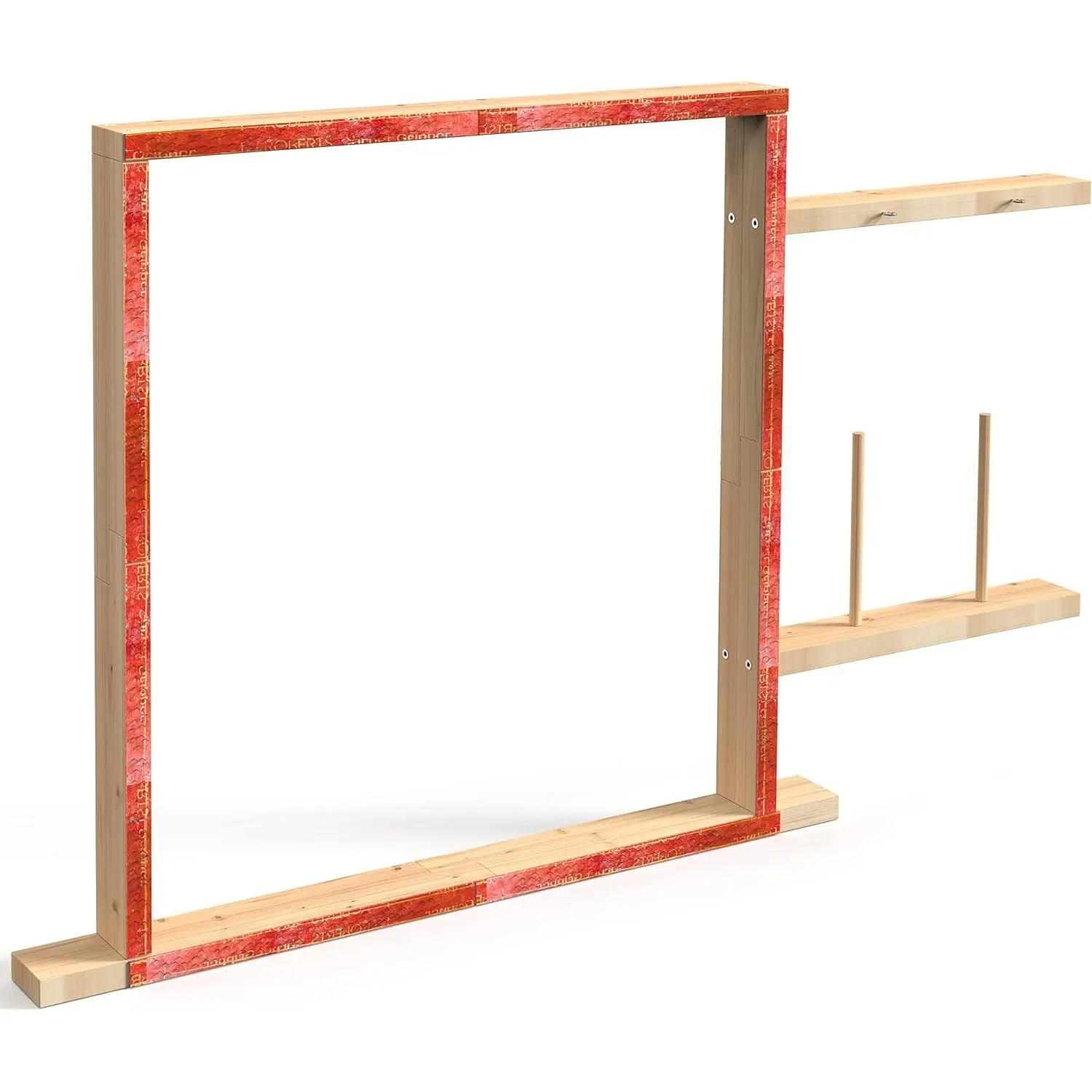 Tufting Frame for Rug Making - Large 27.5'' Rug Making Kit with Carpet Tack Strip