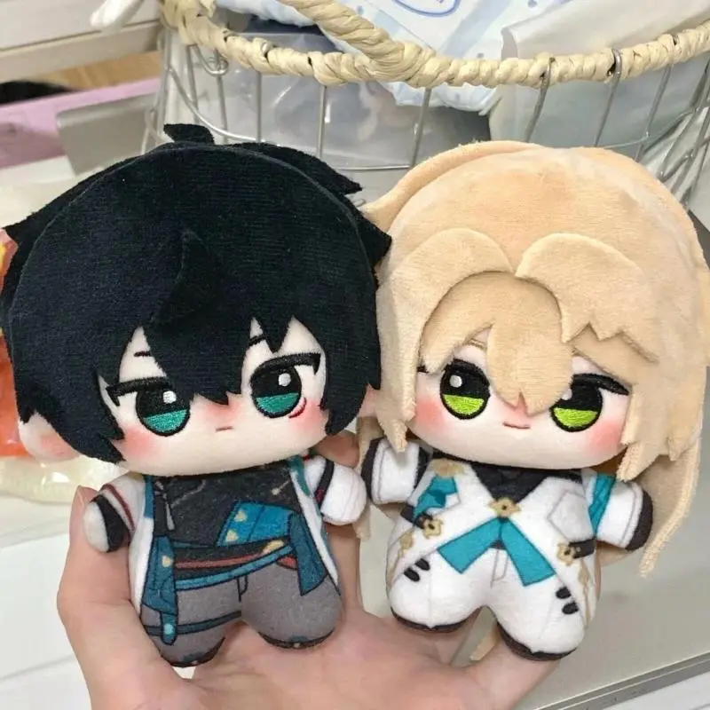 10cm Anime Honkai: Star Rail Sparkle Plush Dolls - Blade, Kafka, Bailu, Herta, Jing Yuan, Imbibitor Lunae - Cute Bag Pendant, Keychain Gift for Toy Enthusiasts (As Picture), Game Honkai: Star Rail