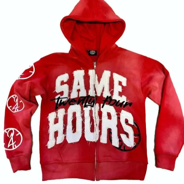 Men's Y2K Harajuku Letter Graphic Zip Up Hoodie Long Sleeve Streetwear Pullover Casual Hooded Sweatshirt for Men, must have item, trendy style, street style, everyday wear, essential piece, wardrobe staple