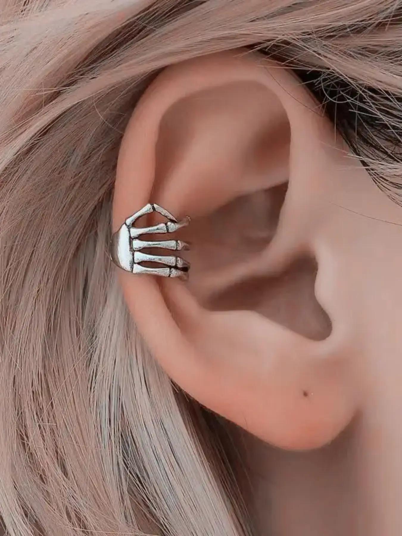 Women's Easter Street Sword Decor Alloy Studded Cross Earrings, Casual All-match Jewelry for Girls Gift, Simple Classic Fashion Accessories for Daily Wear