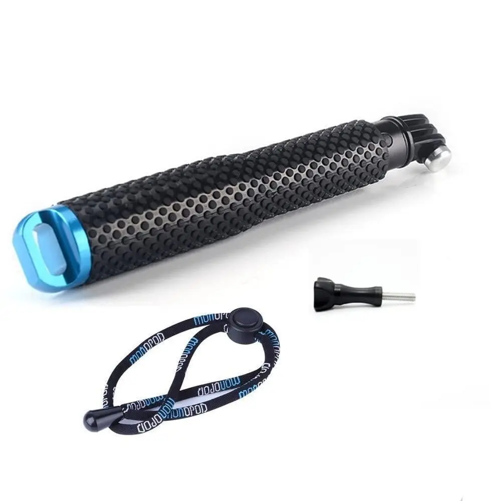 Waterproof Extendable Selfie Stick Handle, Compatible with Gopro Hero Series, Dive Surfing Underwater Camera Tripod Holder