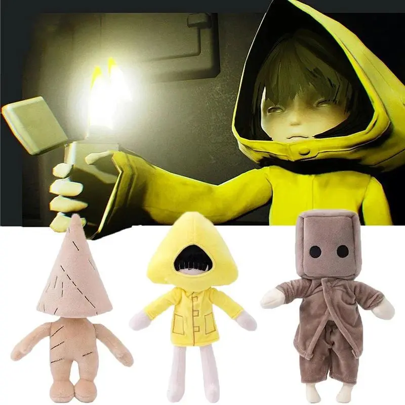 2026 hot item Anime Little Nightmares Plush Toy Cartoon Six Nomes Box Plushie Figure Adventure Game Stuffed Dolls Fan Collection Xmas Gifts Popular toys