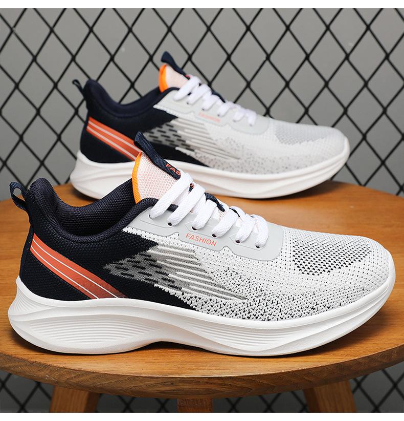 2026 Men's Sports Shoes, Men's Summer Breathable Lace-Up Running Shoes, Popular Fashionable Men's Sneakers