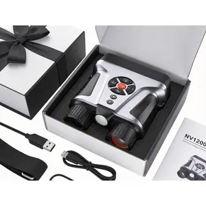 NV2100 4K Digital Night Vision Binoculars | 500M Full Dark Range, 8X Zoom, 9000mAh Battery, 4.5” HD Display, IP54 Waterproof Night Goggles for Hunting, Camping, Wildlife & Outdoor Adventure