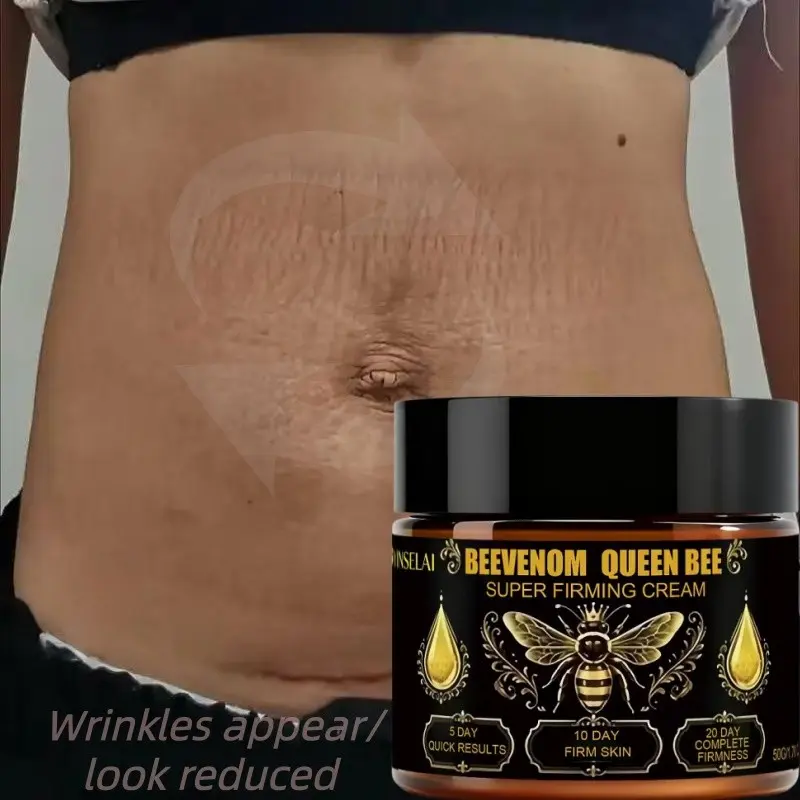 Bee Venom Firming Cream, Lifting and Tightening, Moisturizing, Rich in Bee Venom, Collagen, Vitamin C, for Arms, Thighs, Abdomen