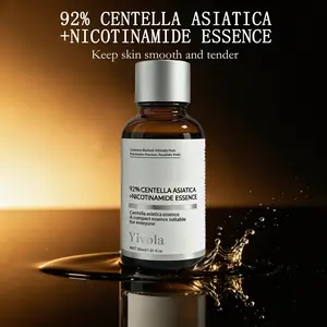 92% Centella Asiatica & Niacinamide Essence,30ml, Hydrating Soothing Brightening Facial Serum, Skin Care Formula for Radiant Complexion