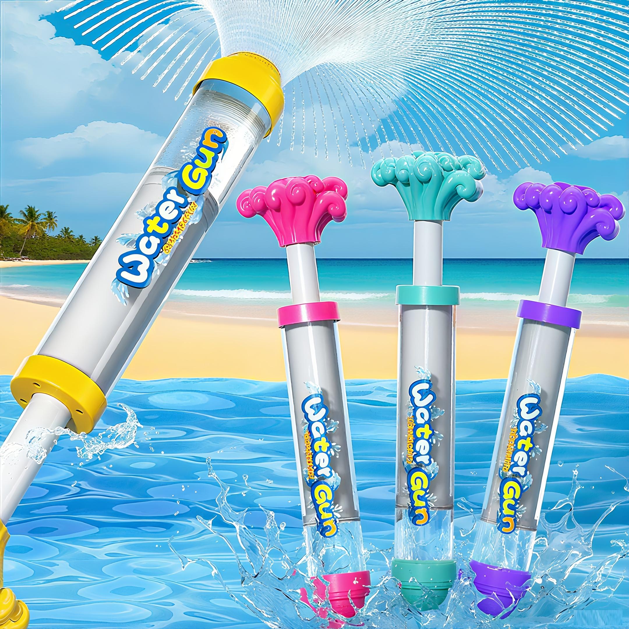 4pcs Set Push-Pop Firework Water Toy, Romantic Firecracker Sprayer Suitable for Parties and Outdoor Fun Props, Holiday Gift