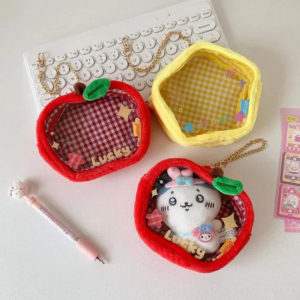 New Cute Apple Star Storage Bag Desktop Organizer Toys Storage Bag Stationery