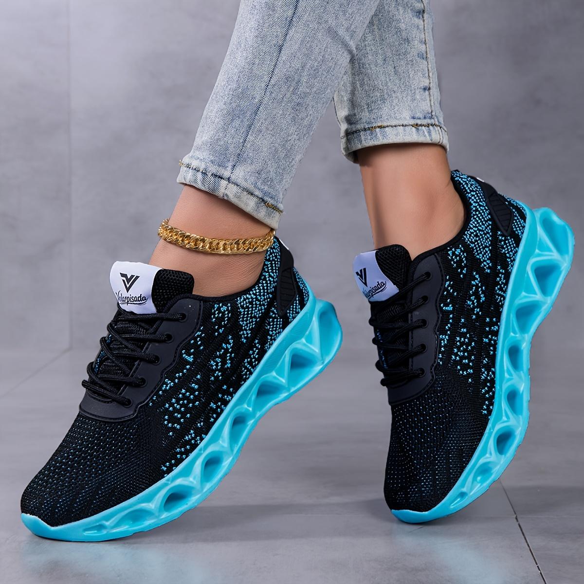 Hollow-out thick sole women's running shoes casual shoes, women's sneakers fashionable walking shoes, comfortable ankle sock shoes slip-on running shoes, non-slip breathabletennis shoes, air cushion shock absorption gym workout sneakers.