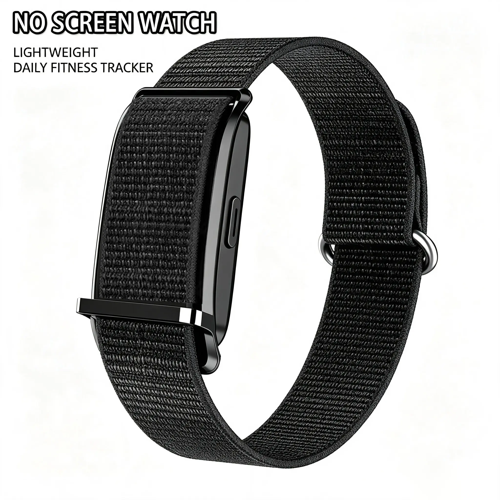 New No Screen Smart Band, Lightweight Fitness Tracker, Step Counter, Calorie Monitor, Sleep Tracking, IP68 Waterproof, 140mah Battery, Unisex Smart Wristband, Fitness Tracker, Multiple Sport Modes Smart Band