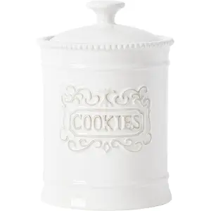 Ceramic Cookie Jar With Lid Cookies Canister Vintage Cookie Jar Cookie Jars For Kitchen Counter Decorative