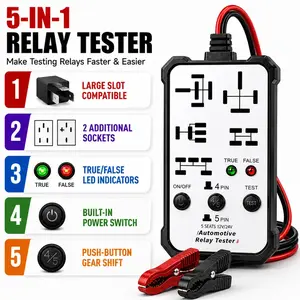 7-in-1 Car Relay Tester 12V/24V with LED Indicator – Fast Automotive Circuit Diagnostic Tool for Quick Troubleshooting & Repair