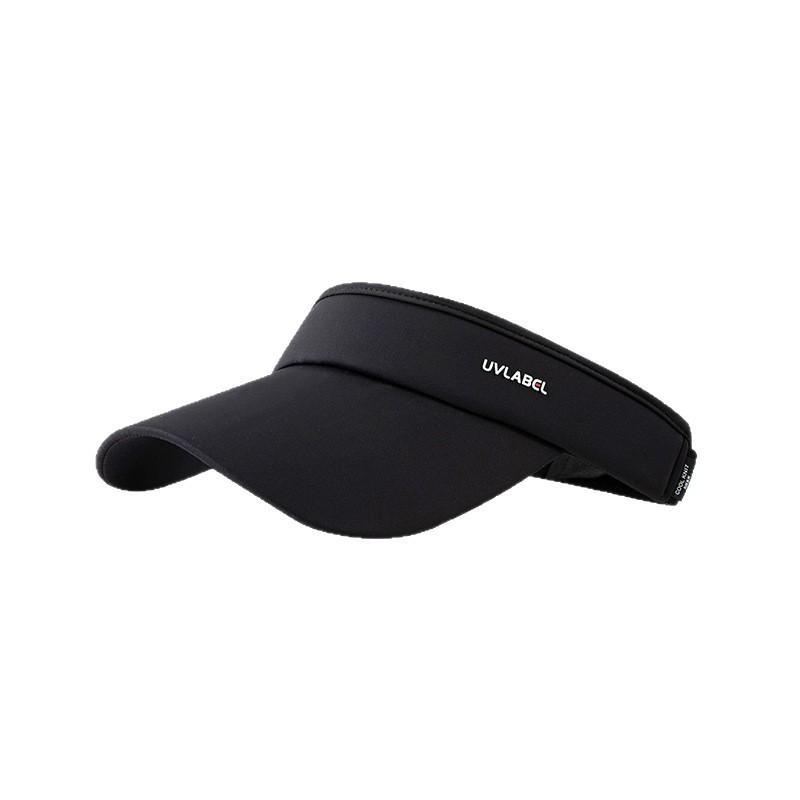 Sunscreen hat summer ice silk show face small UV protection sun hat running sports versatile empty top hat