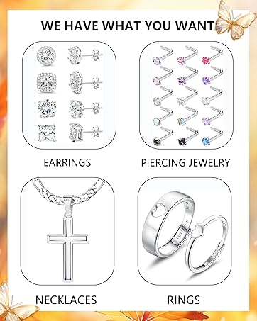 Hypoallergenic Gold Plated CZ Stud Earrings - Royal Blue Cubic Zirconia Halo for Sensitive Ears (Sterling Silver Base)accessories men and women earring stack