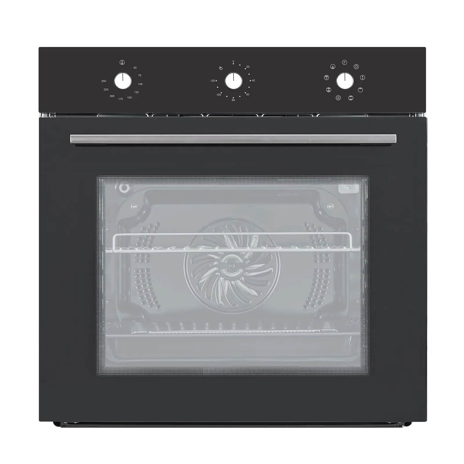 GARVEE24 Inch 70L Single Wall Oven with 5 Modes, Mechanical Knobs