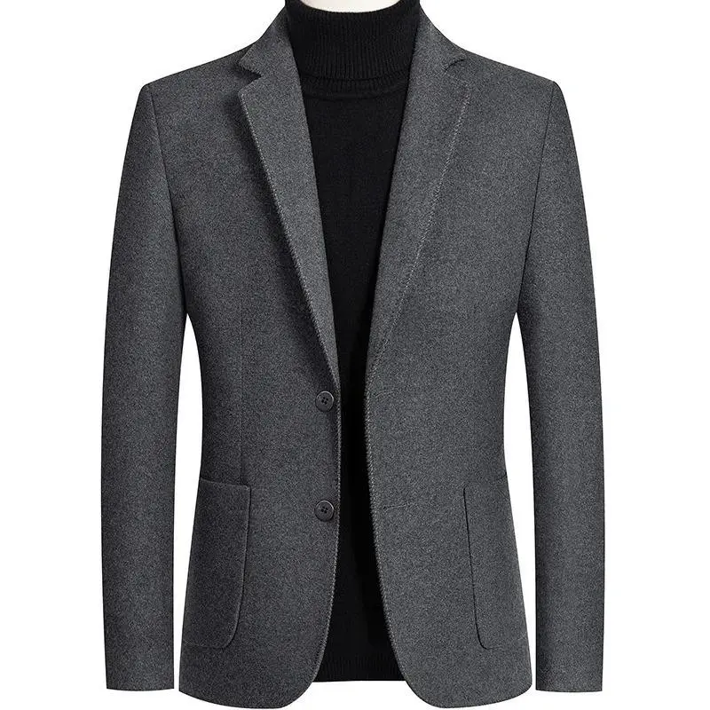 MenCashmereBlazersSuitsJacketsBusinessCasualSuitWoolCoatsHighQualityMaleSlimFitBlazersJacketsBlazersCoats