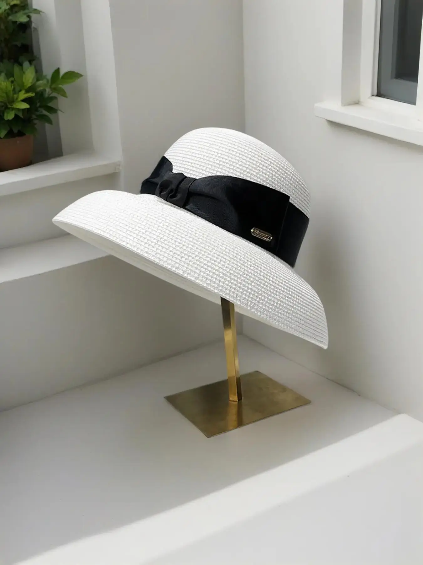 French Hepburn Style Straw Hat Casual Outdoor Hat Women Summer Face Cover UV Protection Sun Hat Seaside Beach Vacation Hat